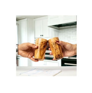 Handmade Solid Wood Mug Natural Finish Eco Friendly Wooden Coffee Mug for Tea Beer Juice Water Drinking Home Kitchen Use - Product Image 3