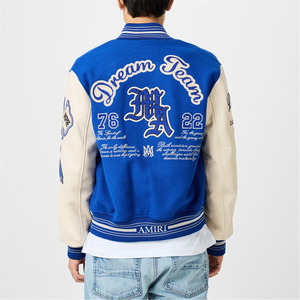 2027 OEM Chenille Embroidery Lettermen <b>Jacket</b> Front Logo High Quality Varsity <b>Jacket</b> for Men Custom Chenille <b>Patches</b> - Product Image 5