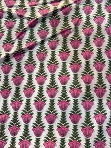Tissu textile en coton à motifs floraux multicolores, grand sac cosmétique imprimé à l'écran de style bohème, pour pochette de couture, cadeau pour elle - Product Image 3