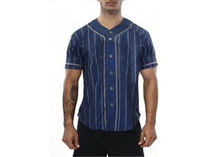 Camiseta de Béisbol para Hombre, Lisa, Manga Corta, con Cordón Ajustable, Transpirable, de Malla de Poliéster, Corte Regular, para Todas las Temporadas, con Nombre de Equipo Personalizado, para Adolescentes - Product Image 3