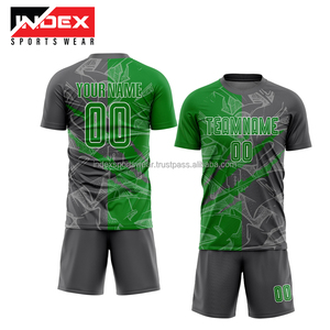 Conjunto de Camiseta de Fútbol para Hombre Index, Azul Claro con Rayas Azul Marino, Manga Corta, Cuello Redondo, Absorbe la Humedad, para Todas las Temporadas - Product Image 4