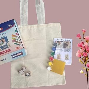 ชุดอุปกรณ์พิมพ์บล็อก DIY |   ชุดแสตมป์ไม้ 3 ชิ้น กระเป๋าผ้าฝ้าย 100% |   การออกแบบร่วมสมัย |   อเนกประสงค์ |   อุปกรณ์สำนักงาน - Product Image 5