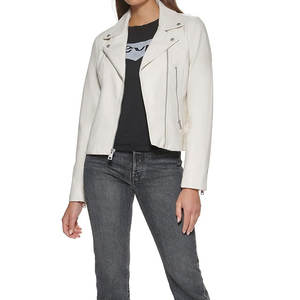 Chaqueta de Cuero Genuino Premium con Forro Suave, Estilo Motociclista, Resistente al Viento, Chaqueta de Moda de Invierno para Uso Diario y Viajes - Product Image 4