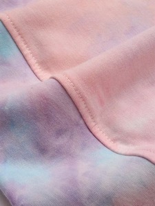 Sweat-shirt personnalisé avec logo, pour femmes, tie-dye pastel, col rond, pull unisexe, couple, streetwear kawaii, rose, bleu, coton - Product Image 5