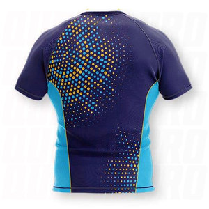 New Custom Design Printed Quick Dry Breathable Polyester Cotton Blend <b>Material</b> Men's Plus Size High Quality Rugby Jersey Custom - Product Image 6