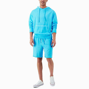 Ensemble de shorts de course à cordon de serrage pour l'été |   Ensembles de shorts légers en coton et polyester personnalisés pour la salle de sport en été - Product Image 3
