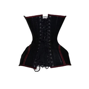 Corset amincissant de haute qualité en satin à lacets, style vintage, pour femme - Product Image 2