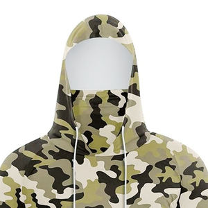 เสื้อฮู้ดดี้ตกปลาสำหรับผู้ชาย เสื้อฟลีซสำหรับล่าสัตว์ เสื้อฮู้ดดี้แขนยาวติดกระดุมสำหรับตกปลา แห้งเร็ว - Product Image 3