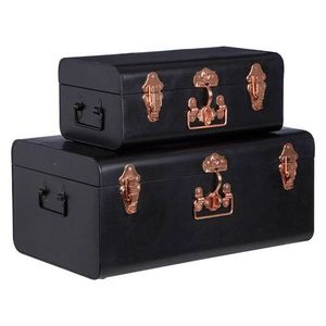 Caja de Almacenamiento de Madera Roja con Tapa, Diseño Clásico, Forma Rectangular, Acabado Pintado, para Artículos Diversos - Product Image 4