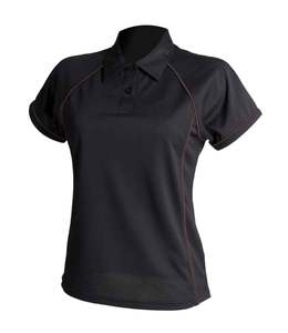 Polo pour femme haute élasticité, anti-humidité, vente en gros, haut de performance pour la gym et les activités de plein air - Product Image 1