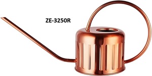 Luxury Copper Metal Watering Can with Long Spout and Round Handle for Indoor Plants and Modern <b>Garden</b> Decor - Product Image 3