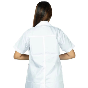 Uniformes de Hospital Personalizados de Alta Calidad OEM, Bata de Laboratorio Médica Blanca Unisex para Hombres y Mujeres, Venta al Por Mayor - Product Image 5