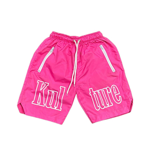 Custom Logo Nylon Shorts For <b>Men</b> Hot Pink Color Quick Dry Cut Nylon Shorts Hand Made Running Gym Shorts Swim <b>Trunks</b> For <b>Men</b> - Product Image 6