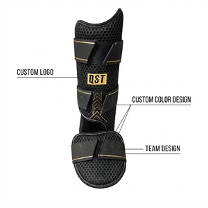 Baseball Leg Guard Instep Guard Set Custom Logo Adjustable Protective Sports Equipment baseball protective gear foot guard - Product Image 3