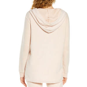 Vêtements à la mode pour femmes avec manches longues et logo personnalisable, sweat-shirt minimaliste pour femmes avec poche avant - Product Image 2