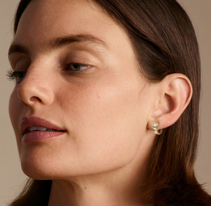 <b>Hoops</b> Earrings Diamond Earrings Gold and <b>Silver</b> Earrings Natural and Lab Grown Diamonds Earrings <b>Hoops</b> Fine Jewelry for Women - Product Image 6