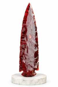 Wholesale Red Obsidian Stone Arrowhead Red Obsidian Arrowhead Handmade Gemstone Stone Collectible - Product Image 4