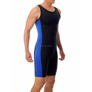 Combinaison de surf unisexe noire et bleue, épaisse et chaude, 3 mm, résistante au froid et adaptée au snorkeling - Product Image 1