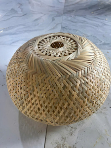 Lámpara Colgante Moderna de Bambú y Ratán, Iluminación Decorativa para Restaurante, Lámpara de Techo - Product Image 2