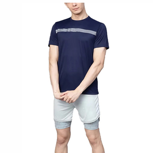 T-shirts pour hommes à manches courtes, respirants, séchage rapide, 100% coton, de haute qualité, en vente - Product Image 2