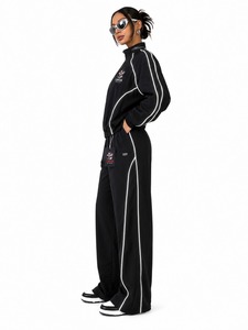 Conjunto Deportivo para Mujer, Chaqueta Cortavientos con Cierre Completo y Pantalones Jogger, Ropa Deportiva Ligera para Entrenamiento - Product Image 5