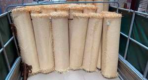 Premium Handmade <b>Cane</b> Webbing Roll Natural Rattan Irregular Pattern Furniture Repair Material for <b>Chair</b> Cabinet Drawer Front - Product Image 3