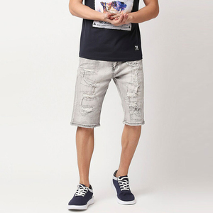 Shorts en jean pour hommes sur mesure, OEM ODM, haute qualité, prix d'usine, commandes en gros, vêtements décontractés confortables, fabricant - Product Image 1