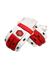 Gants de frappe de cricket en cuir Mannu Sports Lightning X - Légers, logo et designs personnalisables, haute qualité - Product Image 2
