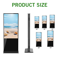Quiosco Comercial de Doble Pantalla Táctil con CPU Android para Publicidad en Centros Comerciales y Escenarios de Autoservicio CE ROHS