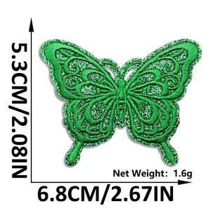 Vente en gros directe usine : Patchs brodés personnalisés thermocollants, motif Phénix, 3D, pour casquettes, sacs, vestes, OEM - Product Image 2