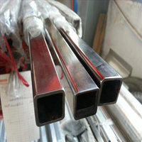 Tuyau en acier inoxydable 201 304 316 Pometald Decoratistainless Steeleel Tube carré en acier inoxydable ASTM laminé à chaud et laminé à froid 2B