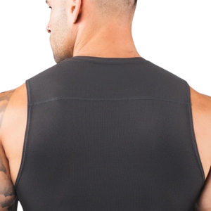เสื้อกล้ามรัดรูปสีเทาชาร์โคลสำหรับผู้ชาย ยี่ห้อ Power รุ่นพรีเมียม เหมาะสำหรับออกกำลังกาย ฟิตเนส วิ่ง และเล่นกีฬา - Product Image 5