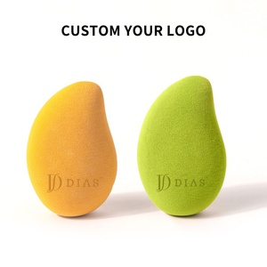 DIAS NUEVO <span class=keywords><strong>Precio</strong></span> de Fábrica Promocional Esponja de Maquillaje Impermeable con Forma de Mango, Libre de Látex, para Verano - Product Image 2