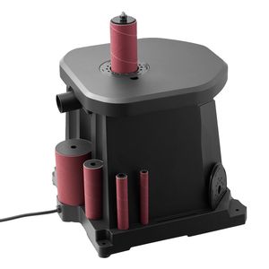 Levigatrice a mandrino oscillante da banco 2000 RPM, 6 attacchi (da 1/2 a 3 pollici), corsa 0,59 pollici, con porta di collegamento per aspirazione polvere - Product Image 1