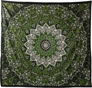 Tapiz Psicodélico Bohemio con Mandala Hippie, Tapiz Decorativo Indio para Colgar en la Pared, Cubrecama para Dormitorio, Sala de Estar - Product Image 6