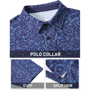 Chemises en tricot imprimées pour hommes, style décontracté chic, personnalisables, pour usage professionnel et commercial - Product Image 5