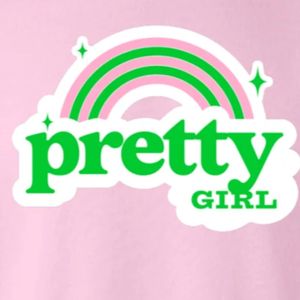 เสื้อสเวตเชิ้ตคอกลมพิมพ์ลายสาวสวยสีชมพู แขนยาว ปลายแขนจั๊มพ์ ผ้าฟลีซลำลองสำหรับผู้หญิง แฟชั่นสตรีทแวร์ - Product Image 5