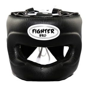 Casque de protection en cuir artificiel pour la boxe, conçu pour l'entraînement de MMA et de Muay Thai. - Product Image 1