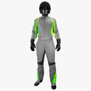 Combinaison de course multicolore personnalisée, équipement professionnel de karting, combinaison de sport automobile pour adulte, respirante, uniforme de piste pour la conduite automobile - Product Image 5