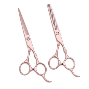 Ciseaux à effiler professionnels en acier inoxydable pour coiffeur, outil de beauté, lame droite et aiguisée, fournitures pour salon de coiffure - Product Image 2