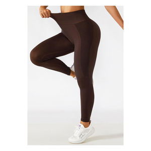 Women's Breathable Gym Compression Tights High Waist <b>Seamless</b> <b>Leggings</b> 3D Pattern Custom Logo Wholesale - Product Image 3