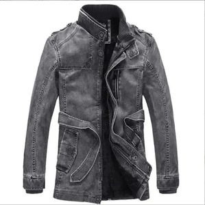 Customized <b>Men's</b> <b>Long</b> Leather <b>Coat</b> Top Trending New Design with Latest Collection High Quality Waterproof Feature - Product Image 1