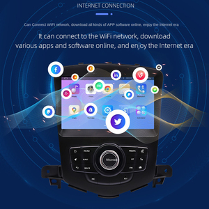 Lecteur DVD de voiture personnalisé 8 pouces 128g <span class=keywords><strong>Android</strong></span> Bluetooth multimédia audio vidéo sans fil Carplay Navigation pour Chevrolet - Product Image 4