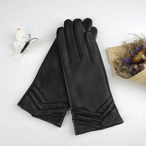 ถุงมือแฟชั่นหนังระบายอากาศสำหรับผู้หญิง - Product Image 6