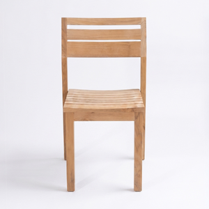 Modern Entna <b>Stackable</b> Outdoor <b>Dining</b> <b>Chair</b> Durable Solid Teak Wood for Indoor/Outdoor Use Eco-Friendly Villa & Kitchen <b>Dining</b> - Product Image 1