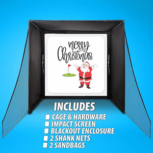 Kit de Simulador de Golf para el Hogar con Cortina Opaca y Acolchado de Seguridad Completo, Compatible con Monitores de Lanzamiento - Product Image 6