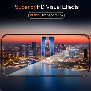 Protector de Pantalla de Vidrio Templado Transparente HD para <span class=keywords><strong>iPhone</strong></span> - Dureza 9H, Antihuellas, Envío desde EE. UU. (En Stock) - Product Image 4