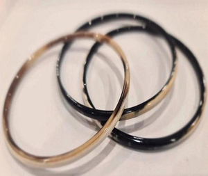 Oferta Especial: Nuevos Brazaletes de Diseño Ecológico, Modernos y Hechos a Mano con Cuerno de Búfalo/Vaca de la India, Artesanía Natural - Product Image 2