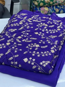 Tissu en crêpe brodé naturel et élégant, best-seller, idéal pour la collection de mariée ou les tenues de fête, disponible à un prix avantageux - Product Image 5