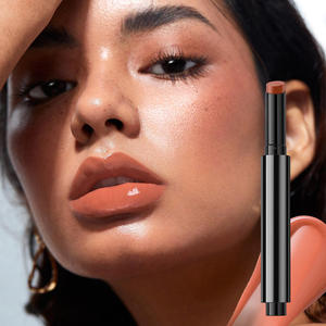 12-Color Organic Mineral Cream Pressed <b>Lipstick</b> Soft Smooth Mirror Hydration Pencil Moisturizing Long Lasting Fashion Lip Gloss - Product Image 3